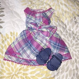American girl dress and shoes!
